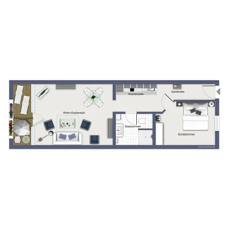 Meeresblick 117 Appartement *